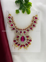 Deity Goddess Amman Alangaram Short Necklace Jewellery GoldenCollections