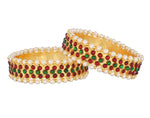 Traditional Bharatanatyam Kempu Bangles For Bharatanatyam Performances