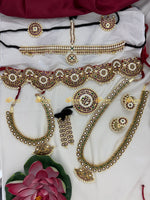Kemp Bharatanatyam Jewellery Dance Set | Temple Jewellery for Classical Dance and Weddings