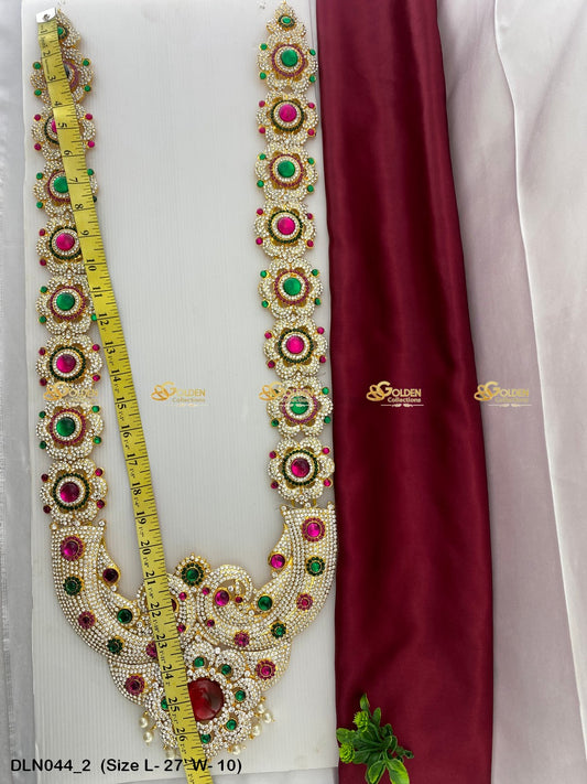 Lakshmi / Amman 1 Step Long Haram DLN044 deity long haram image 2