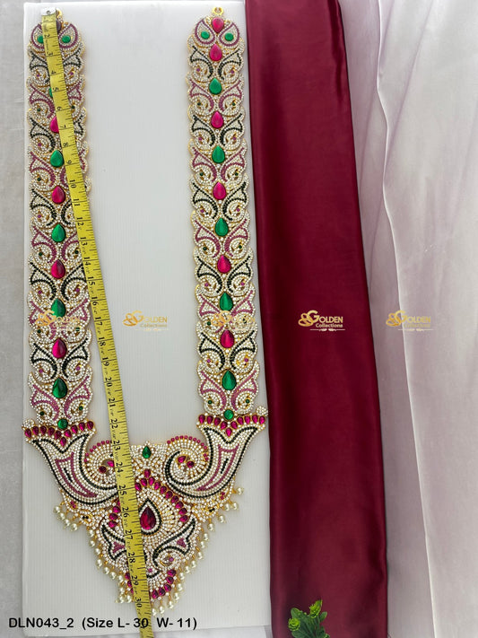 Lakshmi / Amman 1 Step Long Haram DLN043 deity long haram image 2
