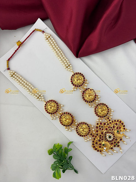 Authentic Bharatanatyam Long Harams BLN028