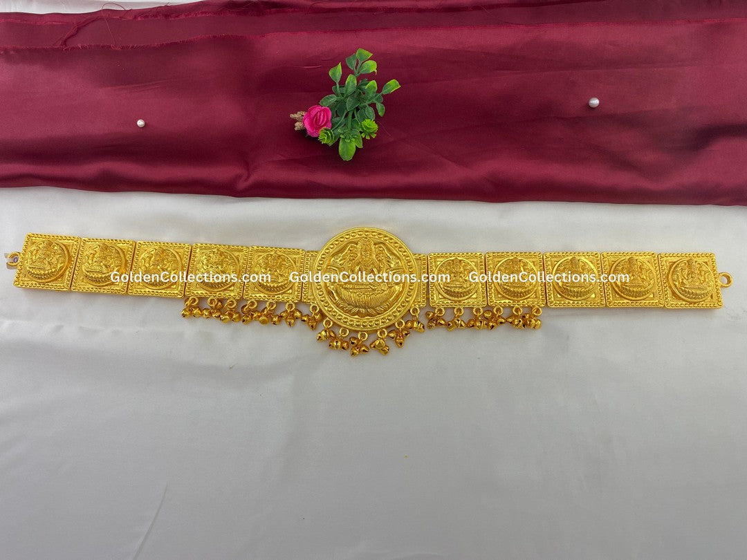 Antique Kamar Bandh In Gold Bharatanatyam Gold Plated Kamarbandh