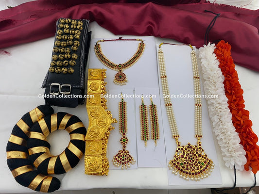 Bharatanatyam Jewellery Full Set By Goldencollections Bds036 2