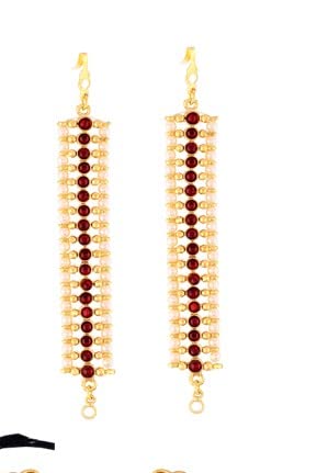 Handcrafted Bharatanatyam Matil Jewelry Golden Collections