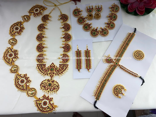 South Indian Bharatanatyam dance jewelry for Arangetram