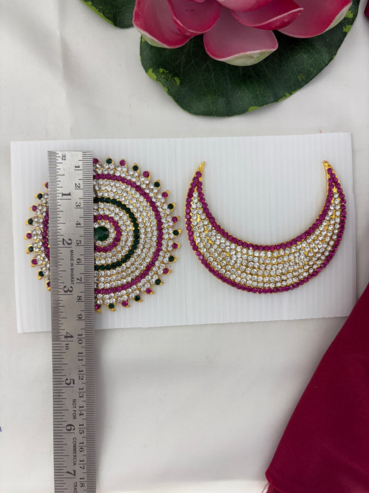 Temple Surya Moon Head Jewellery Dsm007 Image 2