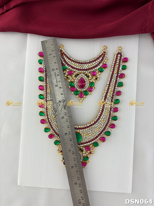 Amman / Ammavaru 2 Step Short Necklace DSN064 deity short necklace image 2