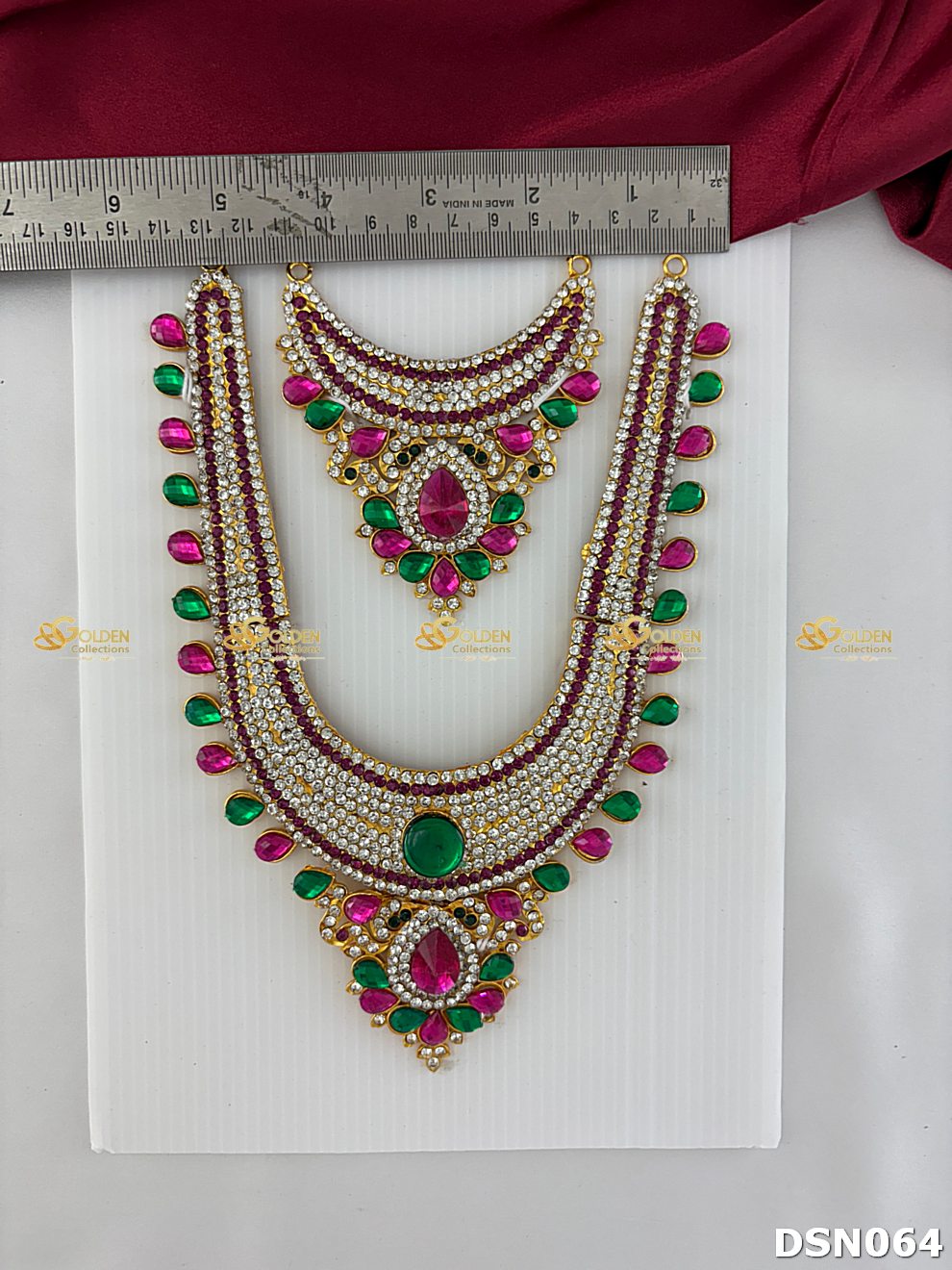 Amman / Ammavaru 2 Step Short Necklace DSN064 deity short necklace image 3