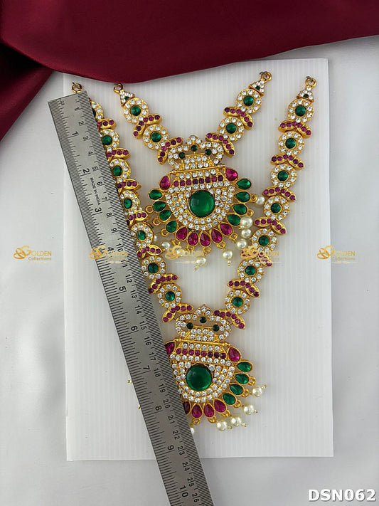 Lakshmi / Amman 2 Step Short Necklace DSN062 deity short necklace image 2
