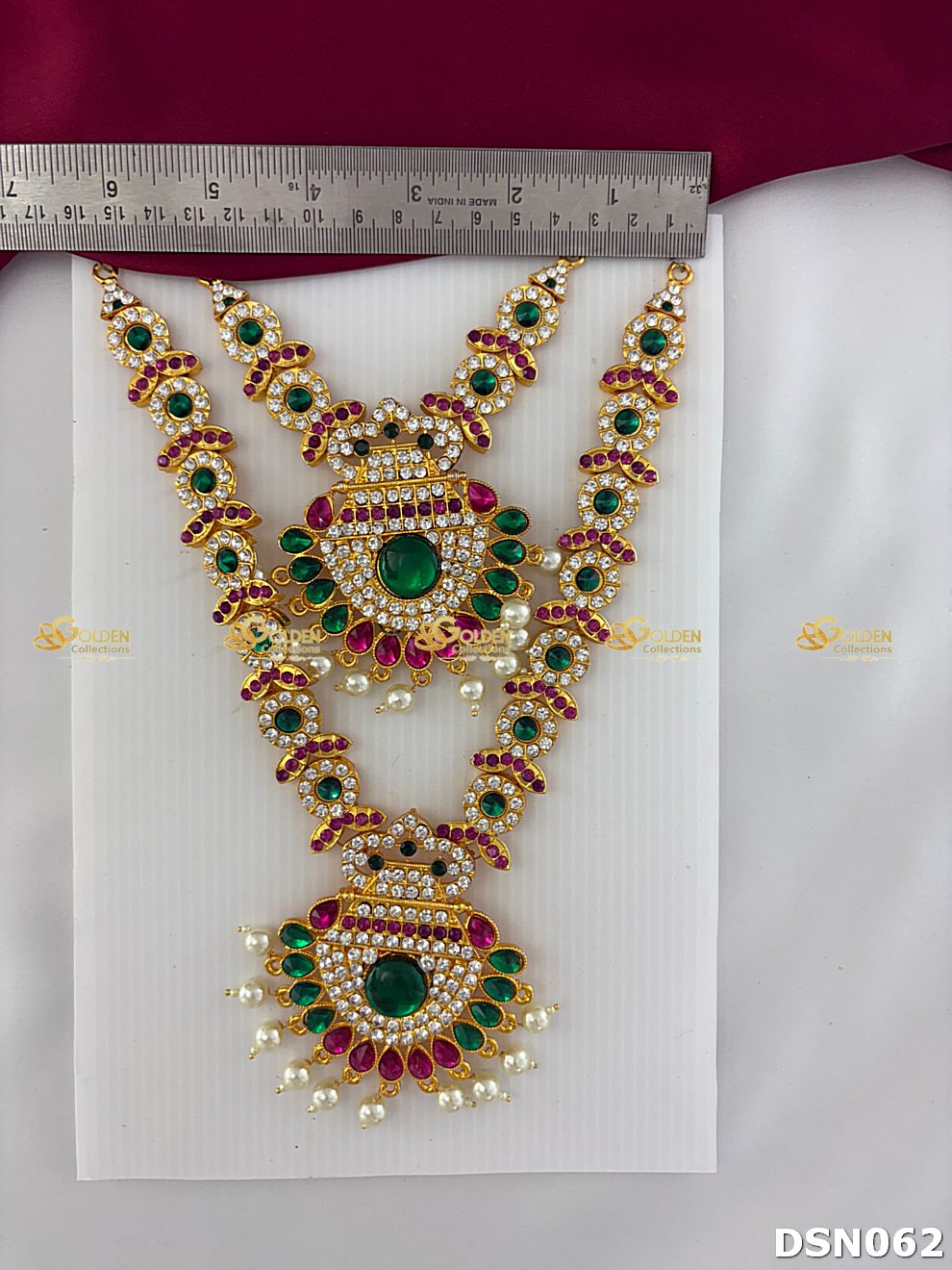 Lakshmi / Amman 2 Step Long Haram DLN062 deity long haram image 3