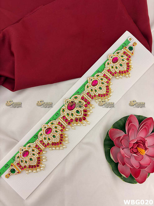 Deity Vaddanam Waist Belt with Stone Work WBG-020-1