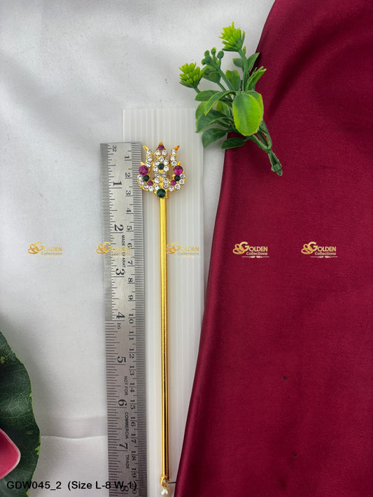 Trishul Weapon for Shiva Amman Idol GDW-045 Weapons deity alankaram image 2