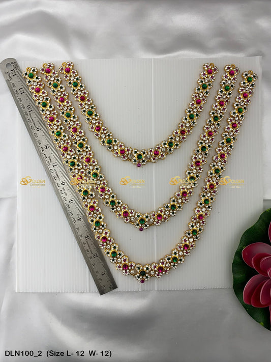 Elevate Your Style With Long Haram Gold Designs Size: 12 X 12, Color: Multi, Style: 3 Step Image 2