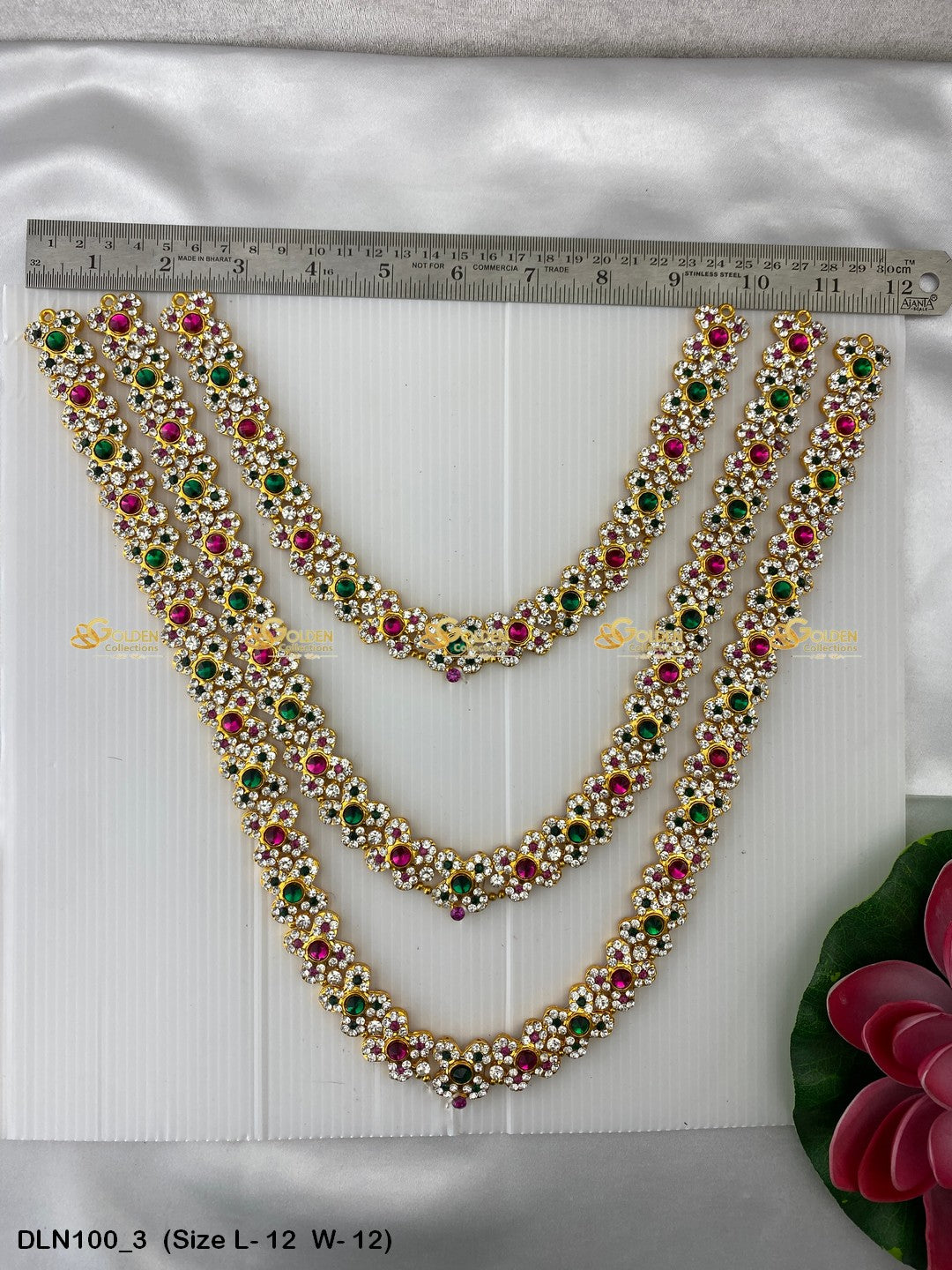 Elevate Your Style With Long Haram Gold Designs Size: 12 X 12, Color: Multi, Style: 3 Step Image 3