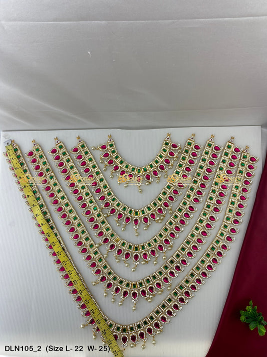 Enchanting Divine Long Haram Traditional Design Size: 22 X 25, Color: Multi, Style: 5 Step Image 2