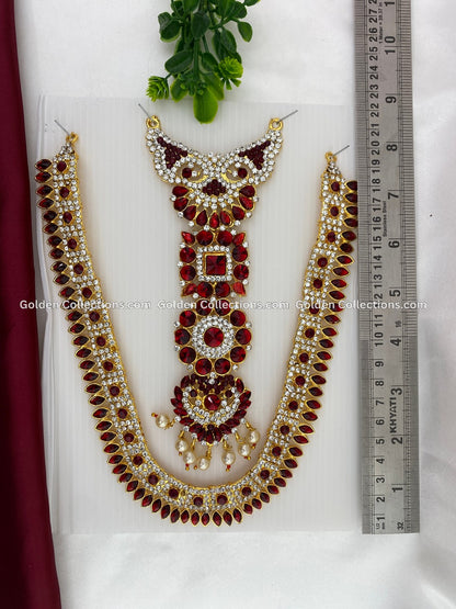 Amma-inspired Short Haram - Elegant Necklace for Divine Grace