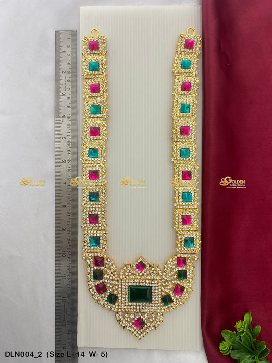 Goddess Amman Jewelry Collection Goldencollections Size: 14 X 5, Color: Multi, Style: 1 Step Image 2