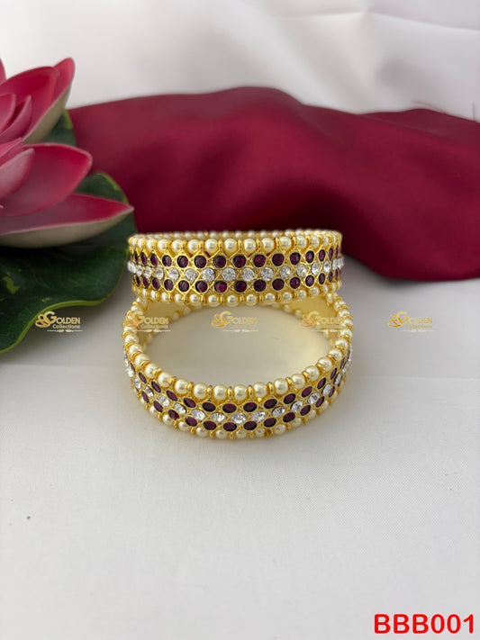 GoldenCollections Temple Jewellery Kemp Bangles BBB001