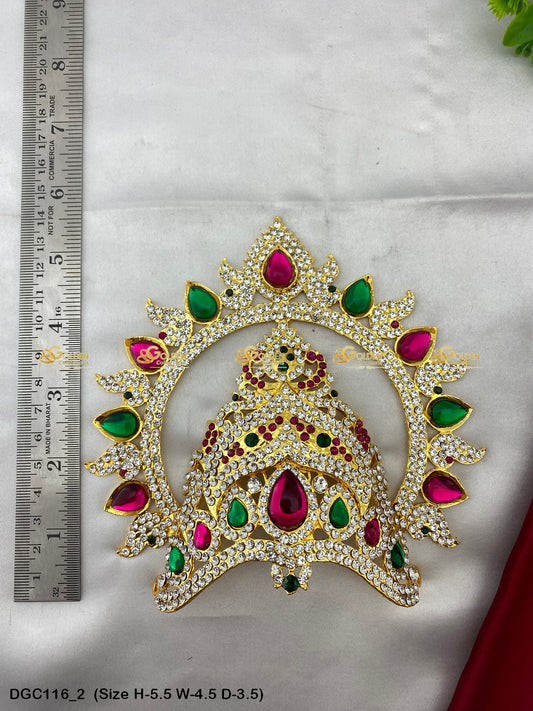 Graceful Crown For Goddess Goldencollections Size: 5.5 X 4.5 X 3.5, Color: Multi, Style: Arch Image 2