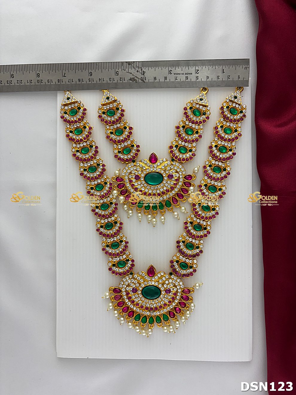 Lakshmi / Amman 2 Step Short Necklace DSN123 deity short necklace image 3