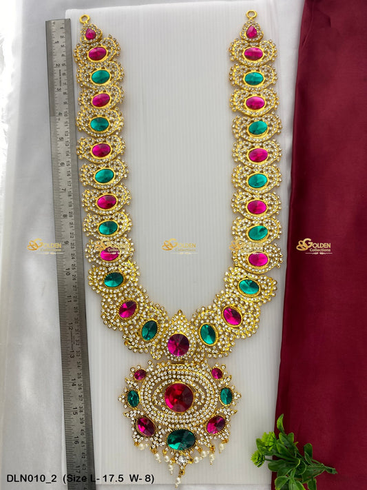 Hindu God Goddess Necklace Collection Goldencollections Size: 17 X 8, Color: Multi, Style: 1 Step Image 2