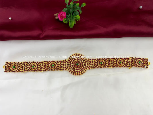 Kemp Stones Bharatanatyam Kamarband Temple Jewelry Waist Belt Bwb004 2