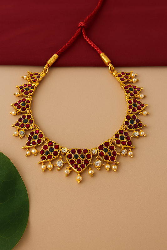 Kemp Stone Jewellery: Traditional Short Necklace by GoldenCollections BBN-003