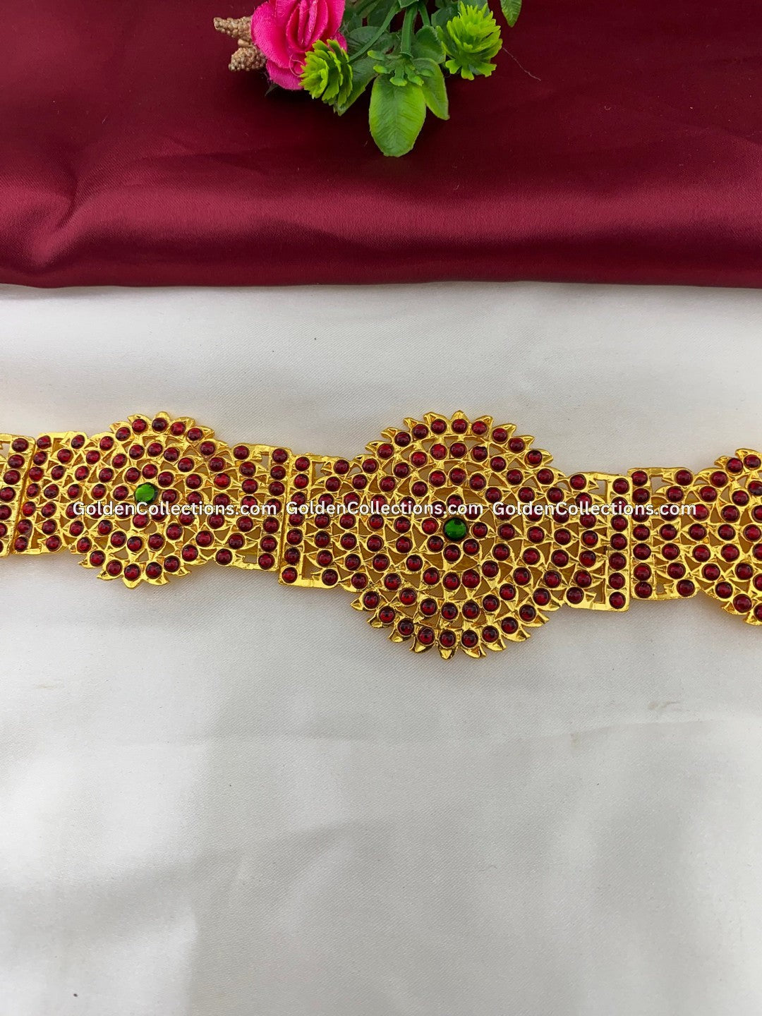 Kempu Belt For Bharatanatyam Traditional Dance Jewelry Bwb007 2