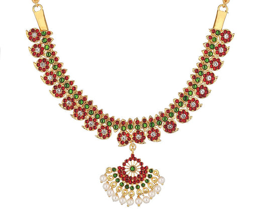 Goldencollections Mango Bharatanatyam Short Necklace