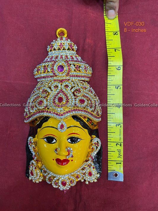 Stones Face Varamahalakshmi Vratham Pooja Idol Decoration VDF-030 2
