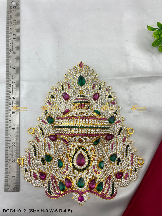 Goddess Jwala Stone Crown DGC110 deity crown image 2