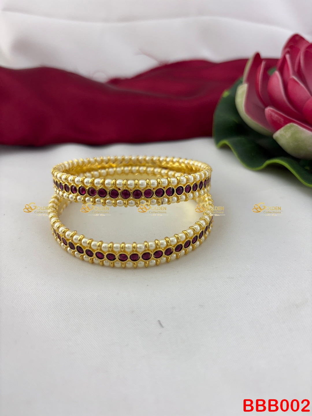 Kemp Bangles Temple Jewellery for Bharatanatyam Arangetram GoldenCollections BBB002