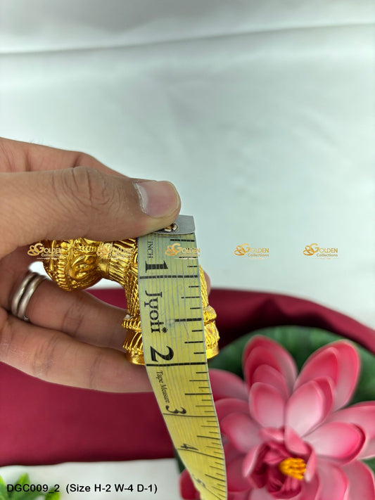 Amman Kireedam Divine Crown Goldencollections Size: 2 X 4 X 1, Color: Gold, Style: Full Round Andalu Left Image 2