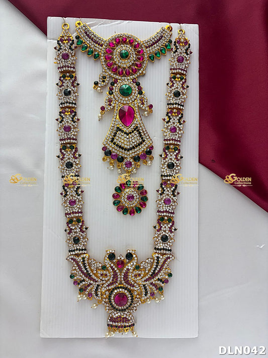 Lakshmi / Amman 2 Step Long Haram DLN042 deity long haram image 2