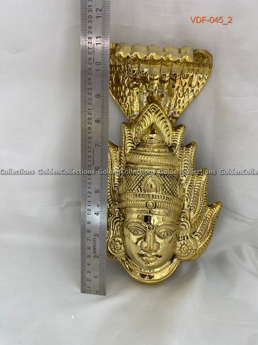 Varalakshmi Ammavaru Brass Face 11 in VDF045 deity face for pooja alankaram image 2