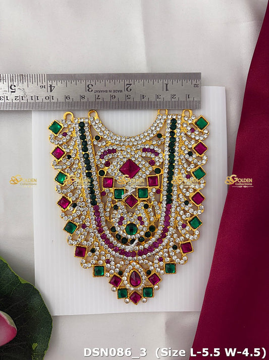 ammavaru indian god jewellery short haram dsn 086_2