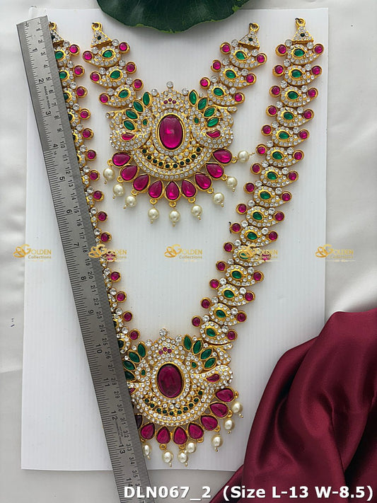 Artisan Crafted Long Necklace Set Dln 067_2