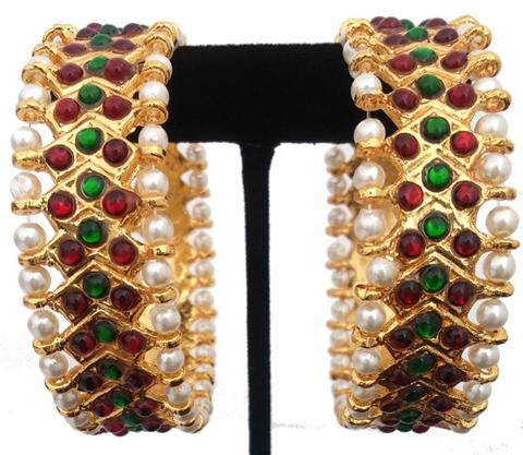 Handcrafted Bharatanatyam Bangles valayai