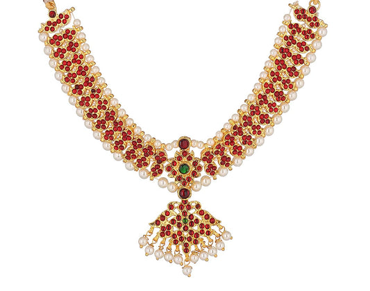 Captivating Bharatanatyam Short Necklace