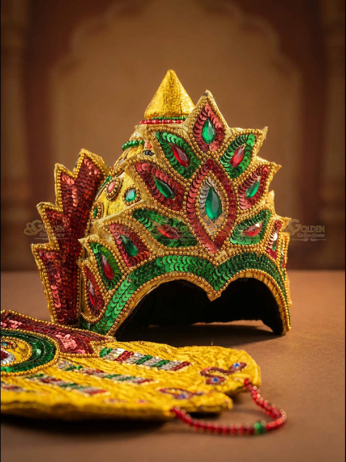 Bharatanatyam Drama Crown BDC17 drama dance crown image 4