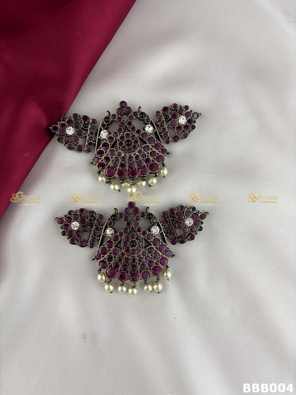 Bharatanatyam Kemp Bajuband Armlet | Classical Dance Jewellery
