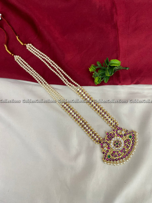Bharatanatyam Kemp Long Necklaces At Goldencollectons Color: Kemp Style: Kemp Short Necklace Image 2