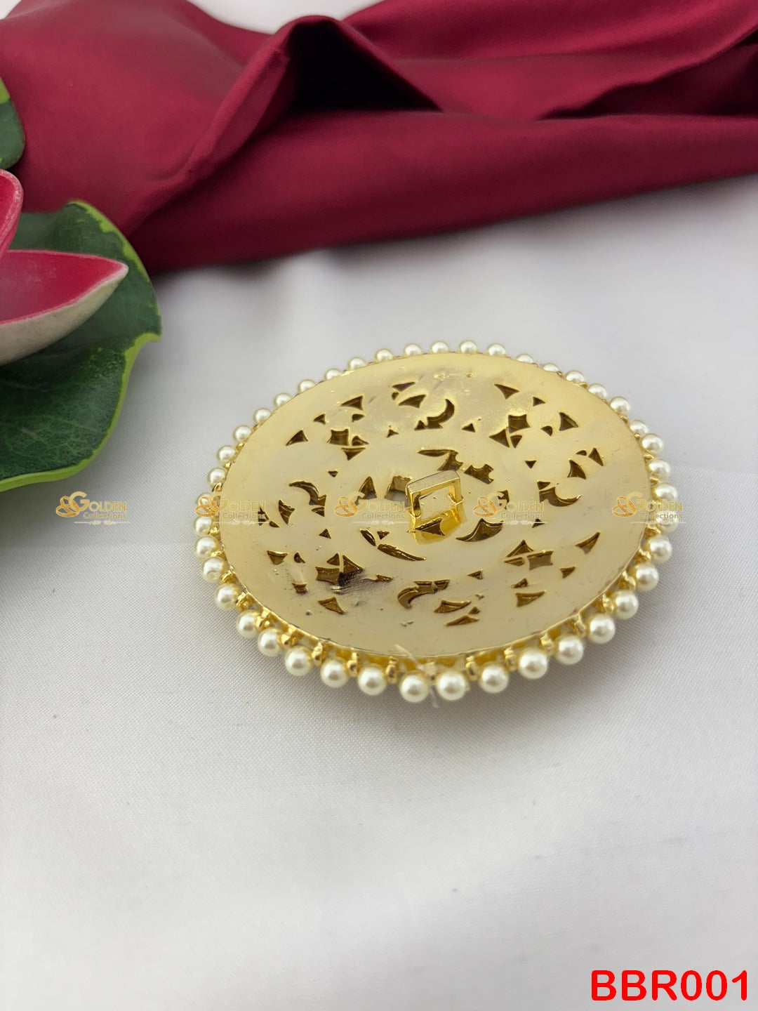 Bharatanatyam Kemp Rakodi for Arangetram & Brides | Temple Hair Jewellery Online Goldencollections