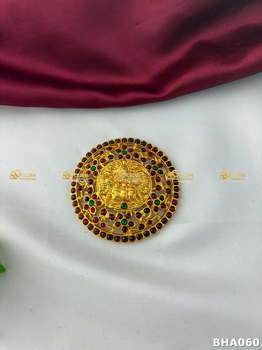 Bharatanatyam Kemp Rakodi | Lakshmi Temple Jewellery Hair Accessory