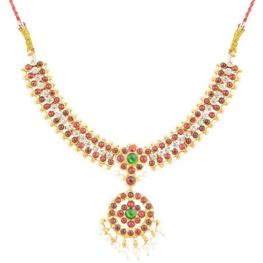 Traditional dance jewelry for young girls performing Kuchipudi or Arangetram