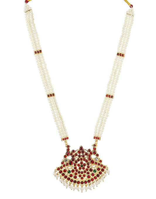 Divine Bharatanatyam Long Haram Golden Collections