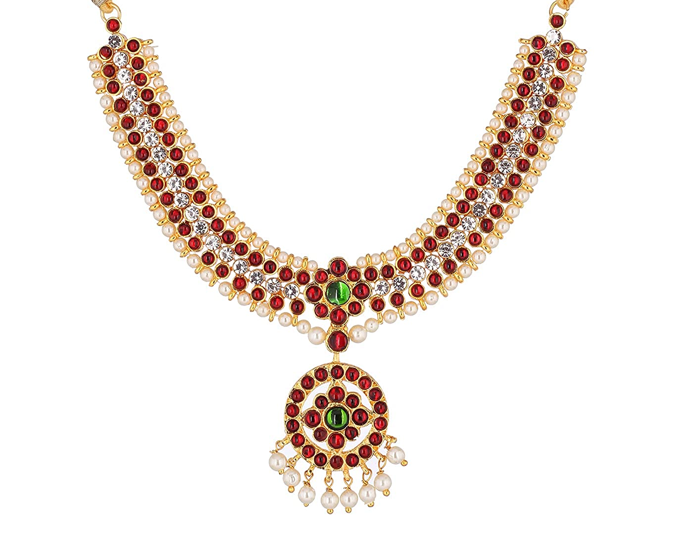 Bharatanatyam Dance Jewellery Necklace Set Golden Collections