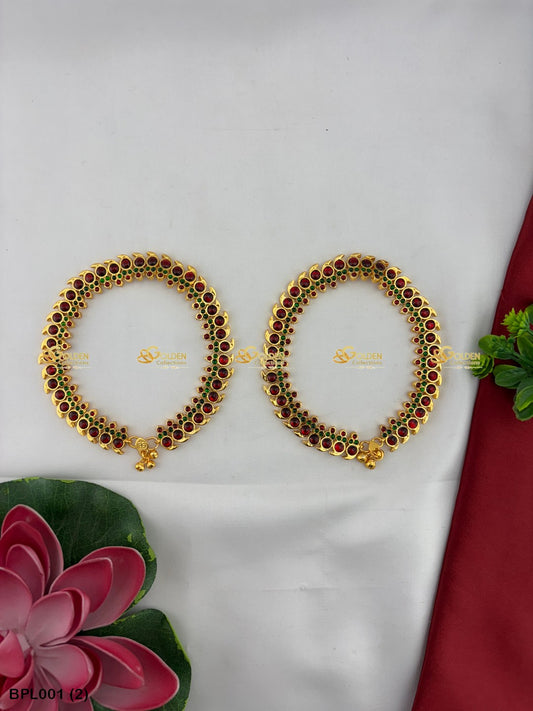 Bharatanatyam Payal Traditional Anklet For Dance Performances Color: Multi, Style: Bharatanatyam Payal Image 2