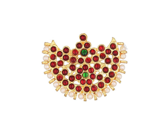 Bharatnatyam Moon Hair Jada Bilalu Goldencollections